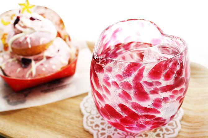 ハートの琉球ガラス